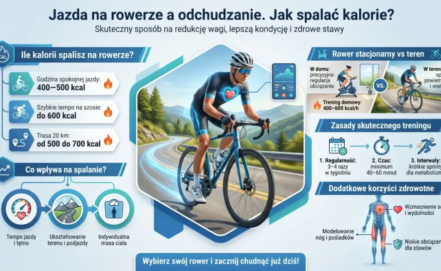 Jazda na rowerze odchudza? Prawda o spalaniu kalorii i redukcji