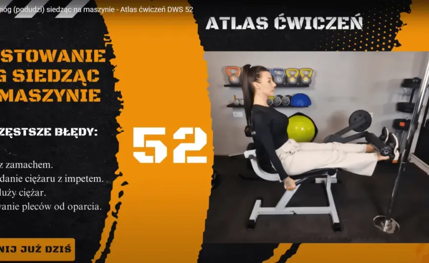 Prostowanie nóg na maszynie - Technika i błędy. Zobacz, jak!